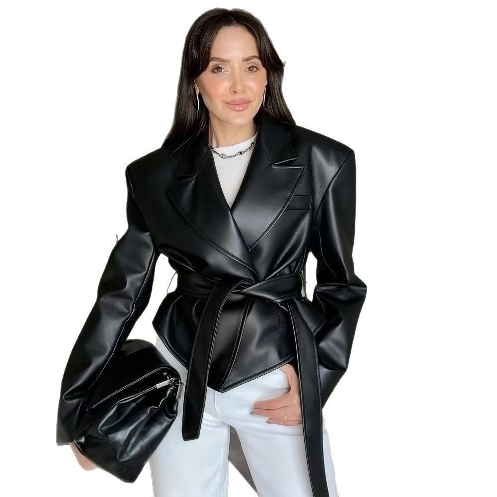 Ladies Leather Jacket - Image 3